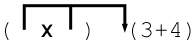 Darstellung Graph (3+4) x (3+4)